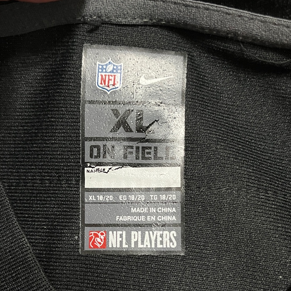 NFL Black and White Kids Jersey - Picture 4 of 5